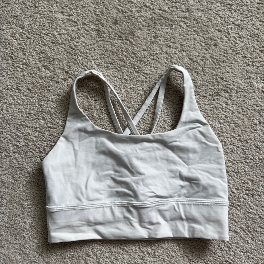 Lululemon Athletica White Sports Bra
